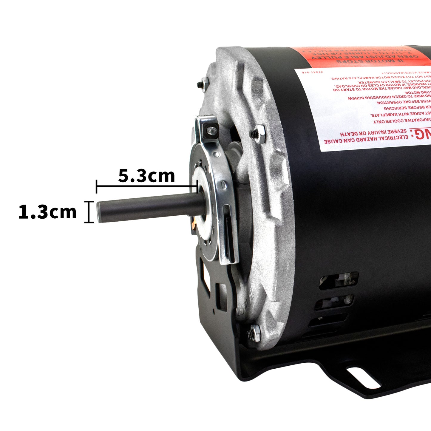 IMM Evaporative Cooler Motor 2-Speed 1/2 HP 115-Volt 1/2" Shaft Permanently Lubricated