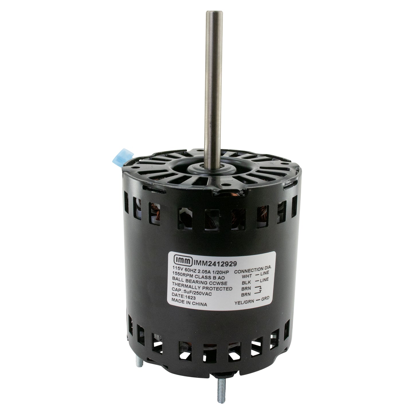Manitowoc 2412929 Fan Motor with Capacitor, 115V, 60HZ