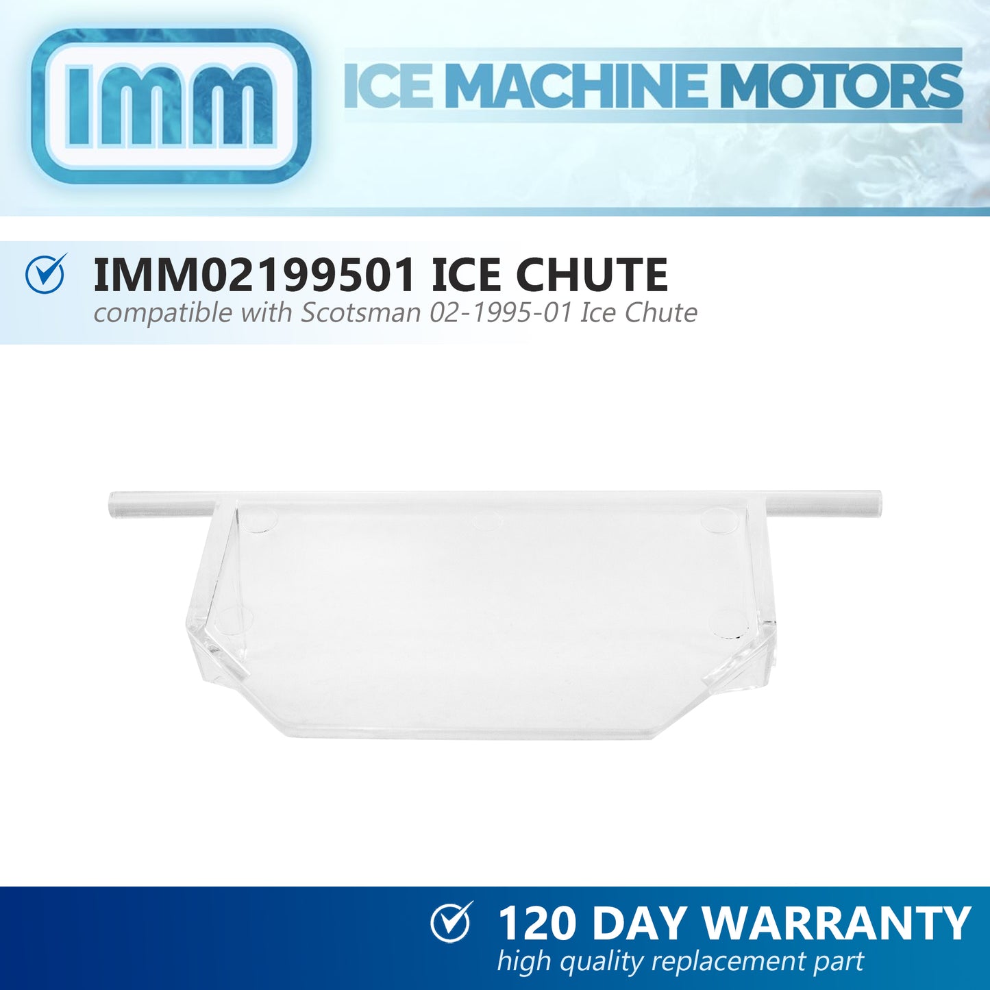 IMM Ice Chute Flap Replacement for Scotsman 02-1995-01