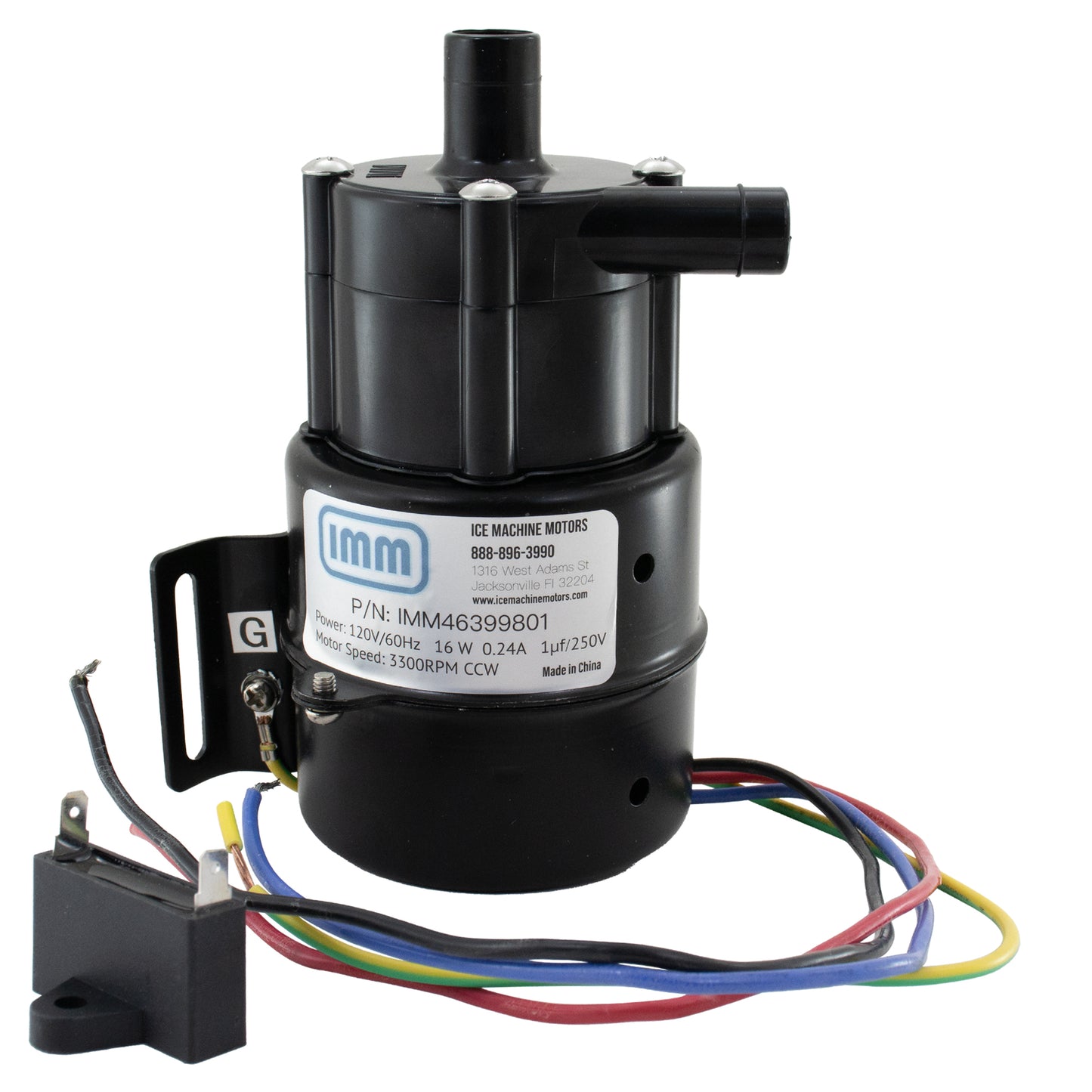 Hoshizaki 463998-01 Water Pump Motor, 115V