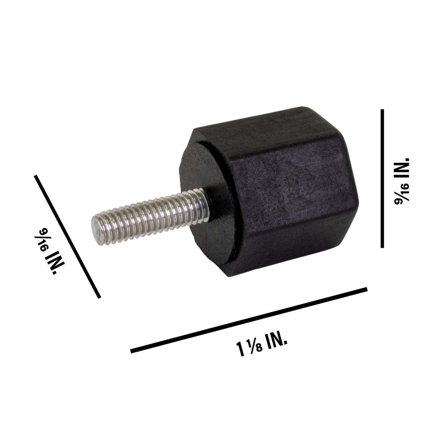 Hoshizaki 415949G11 Black Thumbscrew