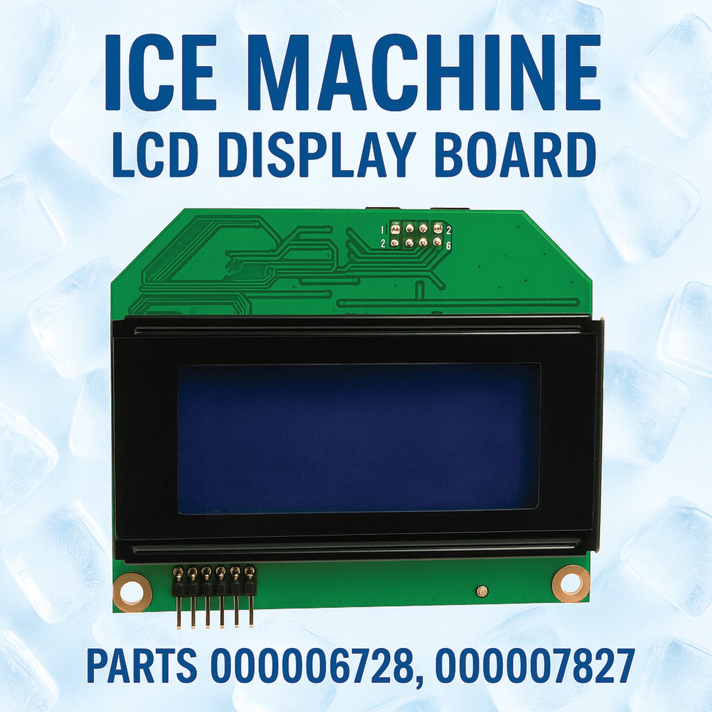 IMM Replacement For Manitowoc Control Board LCD Display 000006728 000007827 Without Housing